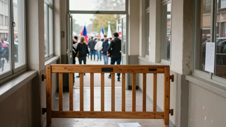 Illustration for: Geffray: Schools 'not fit' as students keep barricading after new loan